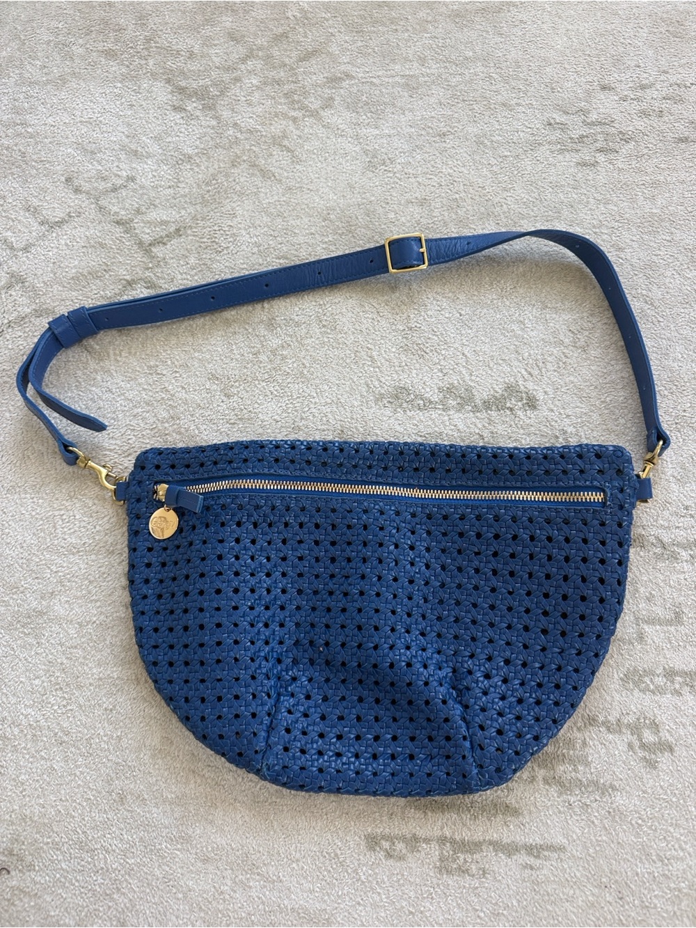 Woven Grande Fanny - Cobalt Blue